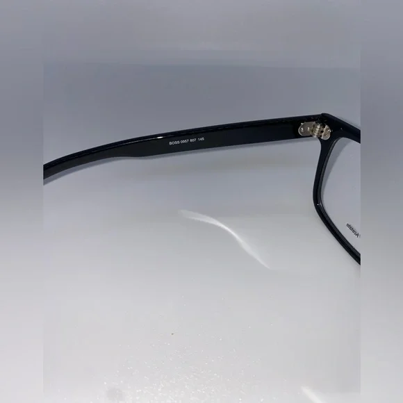 Hugo Boss Men's Eyeglasses BOSS/0957 BOSS0957 807 Black Optical Frame 50mm